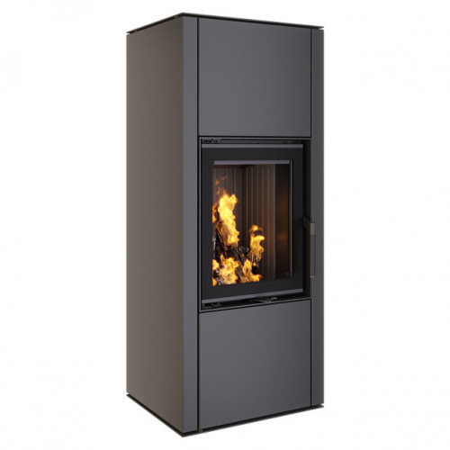 Піч камін SAVEN Vatra 40*50 Black ECO на дрова конвекційна Піч камін SAVEN Vatra 40*50 Black ECO на дрова конвекційна