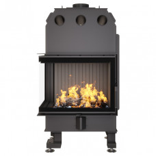 Камінна топка кутова SAVEN Energy 65*50*47L Black (14,5 kW) ECO