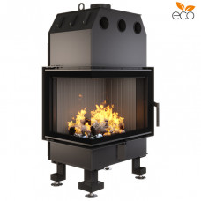 Камінна топка кутова SAVEN Energy 65*50*47L Black (14,5 kW) ECO