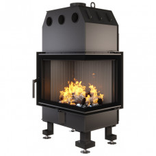 Камінна топка кутова SAVEN Energy 65*50*47R Black (14,5 kW) ECO