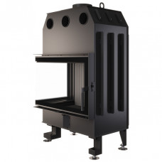 Камінна топка кутова SAVEN Energy 75*50*47L Black (15,1 kW) ECO
