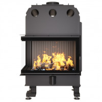 Камінна топка кутова SAVEN Energy 75*50*47L Black (15,1 kW) ECO