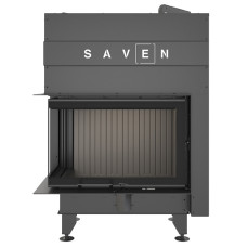 Камінна топка кутова SAVEN Energy Up 75*50*47L Black (15,1 kW) ECO