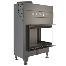 Камінна топка кутова SAVEN Energy Up 75*50*47R Black (15,1 kW) ECO