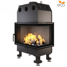 Камінна топка кутова SAVEN Energy 75*50*47R Black (15,1 kW) ECO