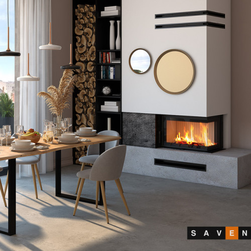 Камінна топка SAVEN Energy 75*50*47R (15,1 kW) ECO правостороння ➡️ замовити в магазині Warmhouse у Львові Камінна топка SAVEN Energy 75*50*47R (15,1 kW) ECO правостороння ➡️ замовити в магазині Warmhouse у Львові