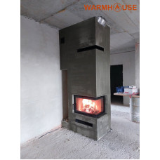 Камінна топка кутова SAVEN Energy 75*50*47R (15,1 kW) ECO