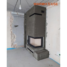 Камінна топка кутова SAVEN Energy 75*50*47R (15,1 kW) ECO