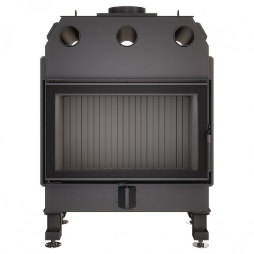 Камін дров'яний SAVEN Slim 80*50 black (12,0 kW) ECO сталь ➡️ купити Львів
