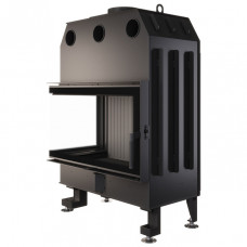 Камінна топка кутова SAVEN Energy 85*50*47L Black (17,0 kW) ECO