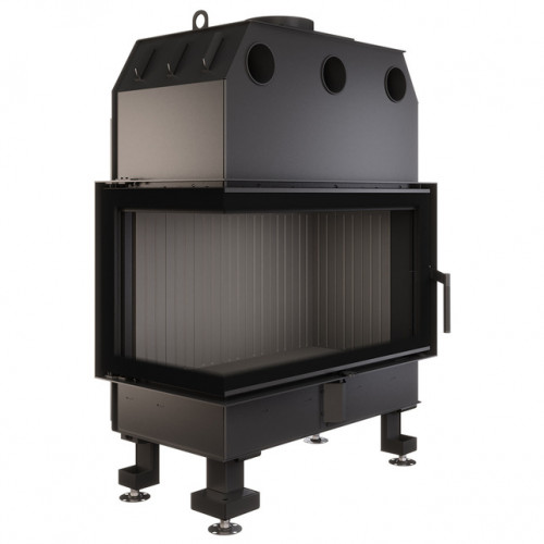 Каминная топка угловая SAVEN Energy 85*50*47L Black (17,0 kW) ECO