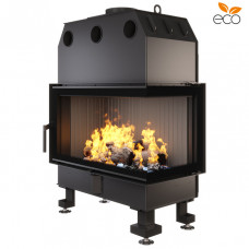 Камінна топка кутова SAVEN Energy 85*50*47R Black (17,0 kW) ECO