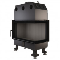 Камінна топка кутова SAVEN Energy 85*50*47R Black (17,0 kW) ECO