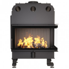 Камінна топка кутова SAVEN Energy 85*50*47R Black (17,0 kW) ECO