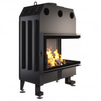 Камінна топка кутова SAVEN Energy 85*50*47R Black (17,0 kW) ECO