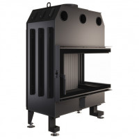 Камінна топка кутова SAVEN Energy 85*50*47R Black (17,0 kW) ECO