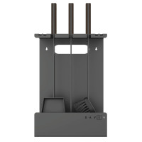Камінний набір Saven Set 3 L black