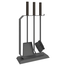 Камінний набір Saven Set 6 L black