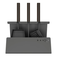 Камінний набір Saven Set 2 S black
