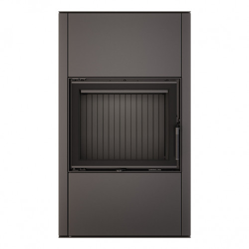 Піч камін SAVEN Vatra XXL 60*50 Black ECO велика потужність для опалення дровами ➡️ інтернет - магазин WARMHOUSE Львів