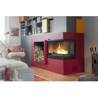 Камінна топка Uniflam 700 Plus ECO з шибером ліве шкло 
