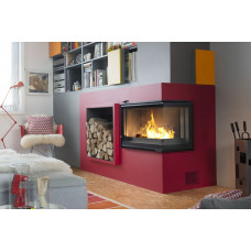 Каминная топка Uniflam 700 Plus ECO с шибером правое стекло