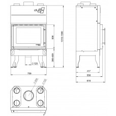 Каминная топка Uniflam 760 Duro