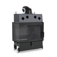 Камінна топка XFire - Corner L 800 Graphite