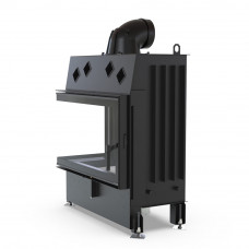 Камінна топка XFire - Corner L 900 Graphite