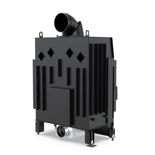 Камін XFire - Corner R 800 кутове шкло праве на дрова Камін XFire - Corner R 800 кутове шкло праве на дрова