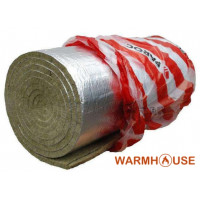 Мінеральна вата для ізоляції вентиляційних каналів Paroc Hvac Lamella Mat Alu Coat 20/10000/1000 
