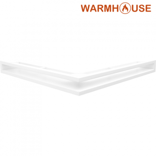 Решітка вентиляційна кутова Luft 560*560*60mm (біла)