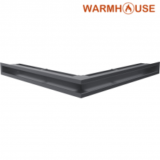 Решетка вентиляционная угловая Luft 560*560*60mm (графитовая)