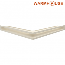 Решетка вентиляционная угловая Luft 560*560*60mm (кремовая)