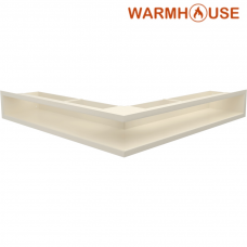 Решетка вентиляционная угловая Luft 560*560*90mm (кремовая)