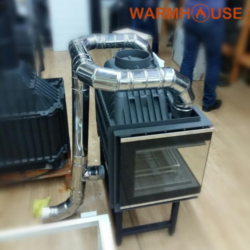 Набір каналів для підключення повітря в камеру каміна KAWMET W16 (13.5 кВт)