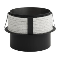 Переход на керамику дымоходный со шнуром сталь DC01 (2mm) Darco