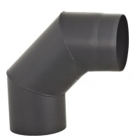 Коліно димохідне 90° сталь DC01 (2mm) Darco