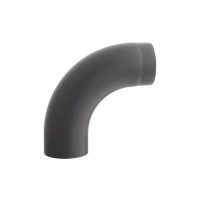 Коліно гнуте димохідне 90° сталь DC01 (2mm) Darco