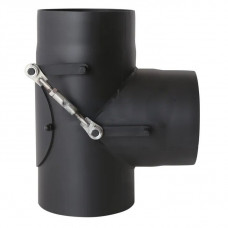 Тройник с двойным шиберным механизмом 90° сталь DC01 (2mm) Darco