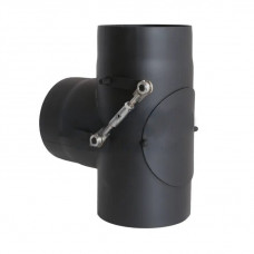 Трійник з подвійним шиберним механізмом 90° сталь DC01 (2mm) Darco