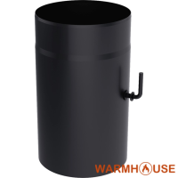 Шибер димохідний сталь DC01 (2mm) коротка ручка Darco