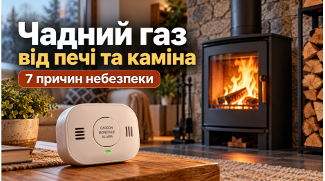 Чадний газ від печі та каміна: 7 причин, через які він може потрапити в будинок