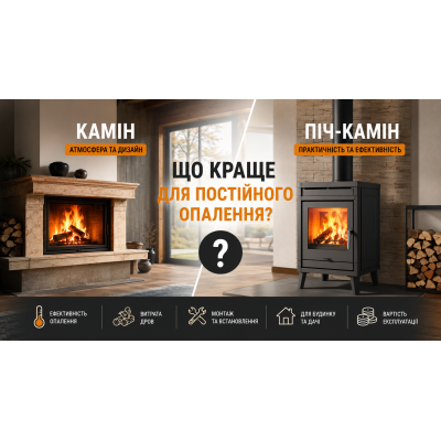 Камин или печь-камин: что лучше для отопления дома