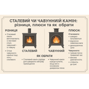Стальной или чугунный камин: в чём разница и что лучше именно вам?