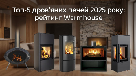 Топ-5 дров’яних печей 2025 року: рейтинг Warmhouse