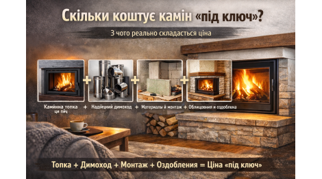 Скільки коштує камін “під ключ”: з чого реально складається ціна
