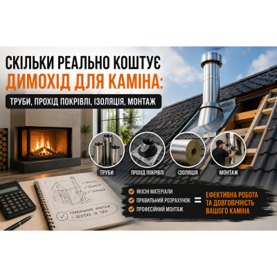 Сколько стоит дымоход для камина: трубы, проход кровли, изоляция и монтаж